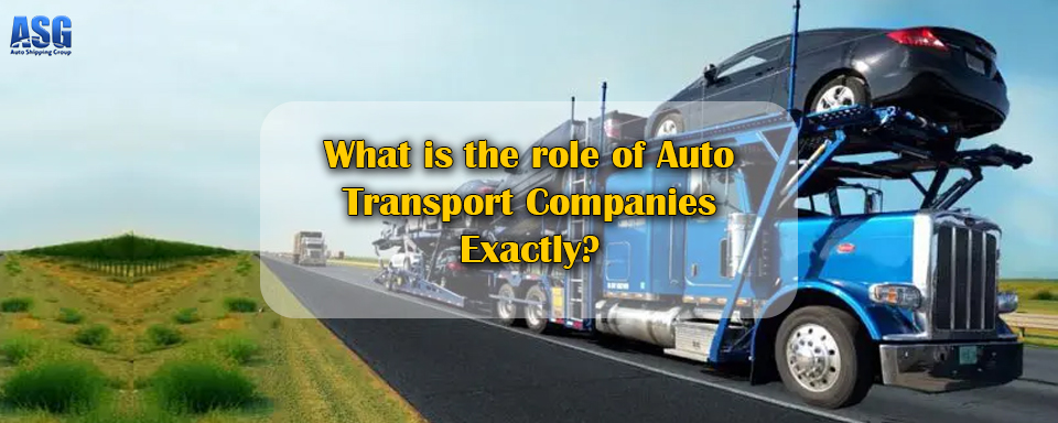 What is the role of Auto Transport Companies Exactly?