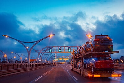 Open carrier auto transport